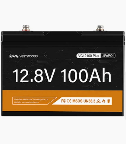 Vestwoods VC12100 12.8V 100Ah LiFePO4 battery